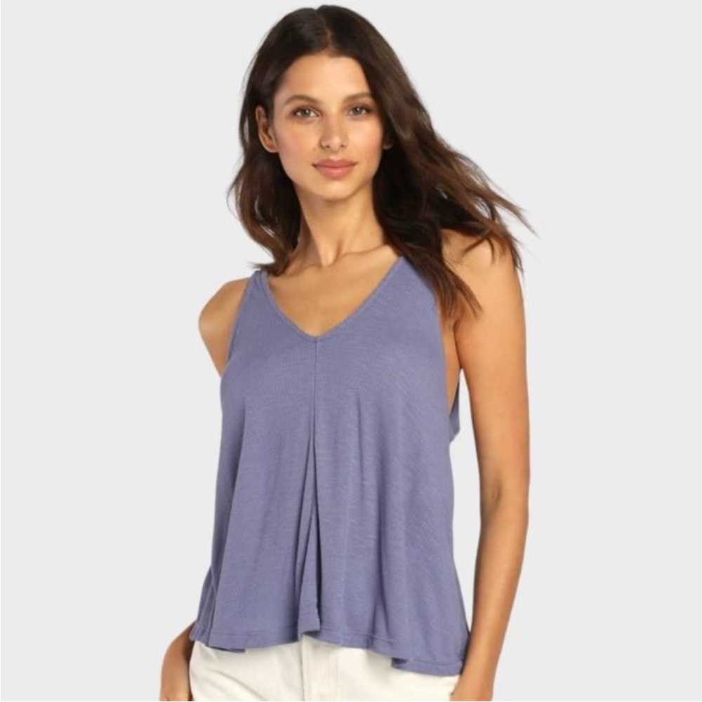 🍒NWT Free People Intimately Dani Tank Top in Dusty Iris. Size: XS - Picture 11 of 11